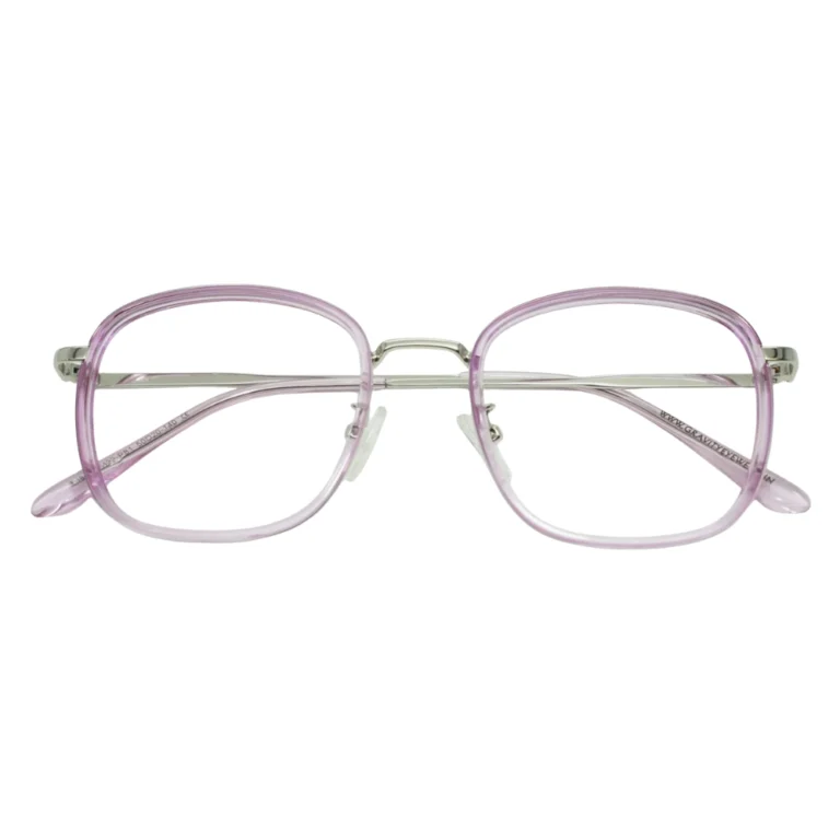 Top 10 Stylish Eyeglasses Under ₹1499 – Lenstick 5 Purple-Rimmed Metal Eyeglasses