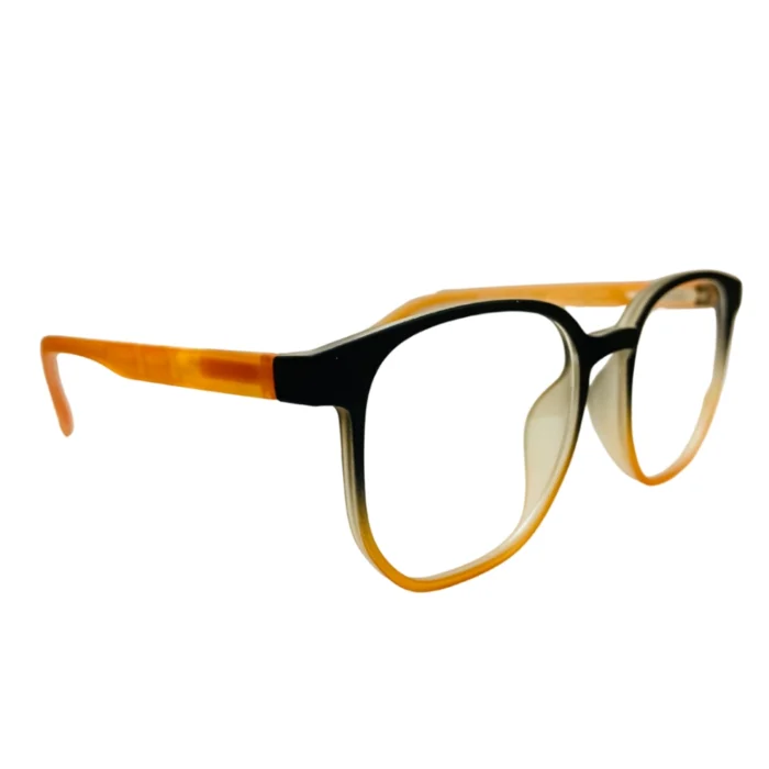 amber bottom black top frames