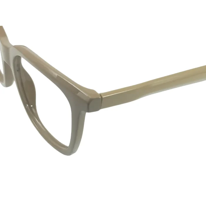 beige square eyeglasses top