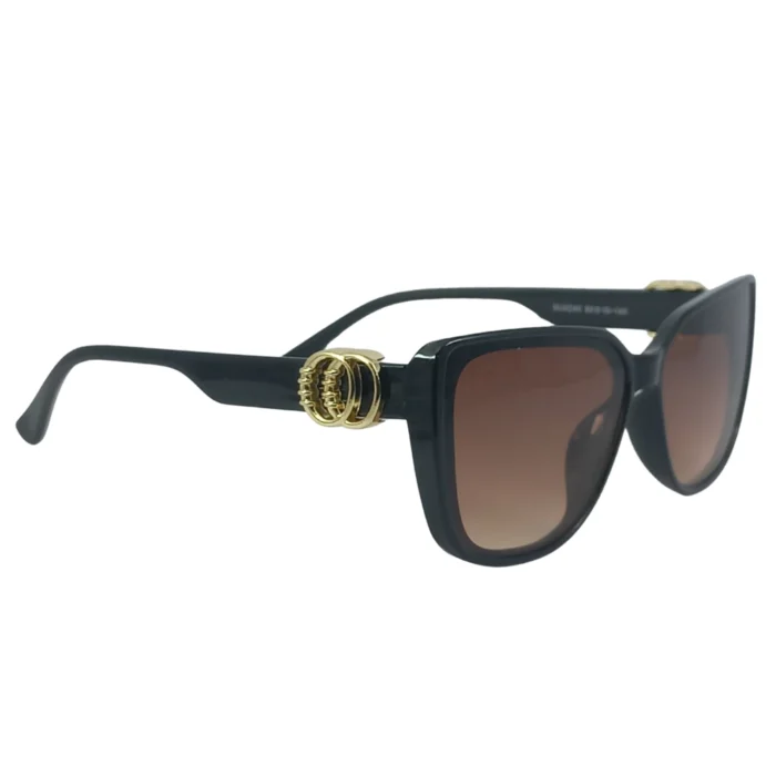 Elegant Black Cat-Eye Sunglasses