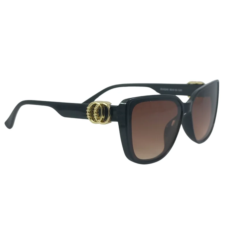 Elegant Black Cat-Eye Sunglasses