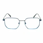 blue geometric metal eyeglasses front view e1757353921349