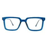 blue light blocking square frame glasses