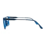 blue light blocking square frame glasses side back