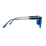 blue light blocking square frame glasses side front