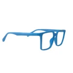 blue square eyeglasses side right