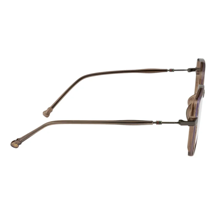 brown geometric frame temple