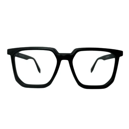 Classic Black Geometric Eyeglasses