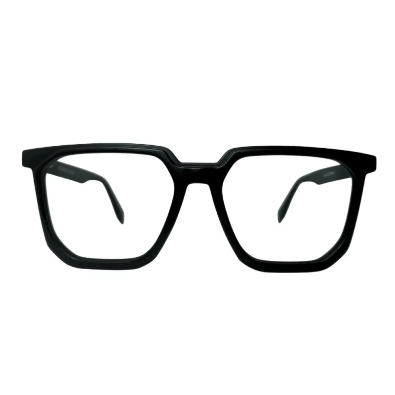 Classic Black Geometric Eyeglasses