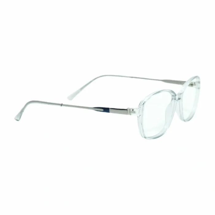 crystal clear oval eyeglasses top