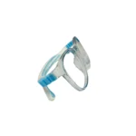 flexible blue white kids glasses side