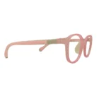 flexible pink kids glasses side right