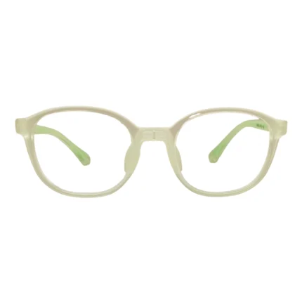 green flexible kids glasses