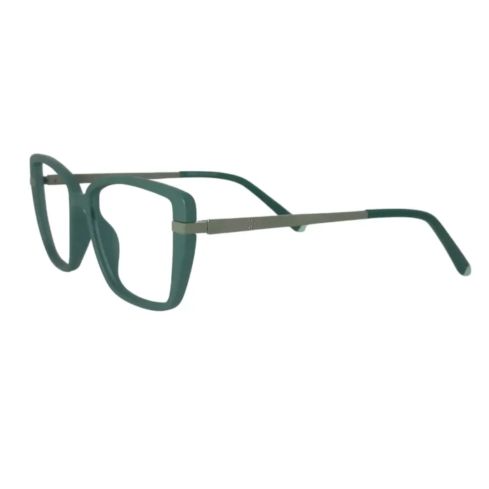 green square eyeglasses left side