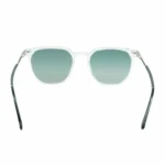 Indian Model Wearing Hexagonal Polarized Sunglasses Greenish Grey – Lenstick