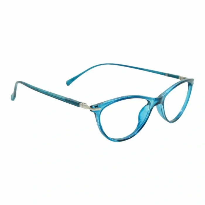 kids blue cat eye glasses display