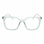 matte square glasses front side