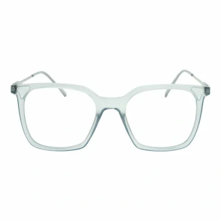 matte square glasses front side