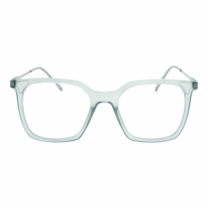 matte square glasses front side