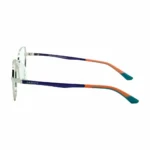 multicolor temple metal frame glasses left side