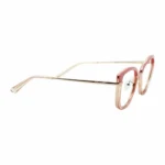 pink cat eye glasses angle top