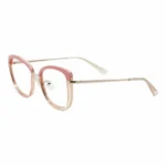 pink cat eye glasses side view