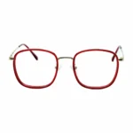 red square eyeglasses front view