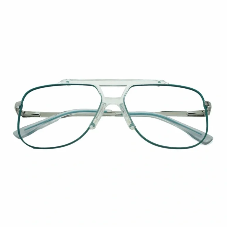 retro aviator eyeglasses front new
