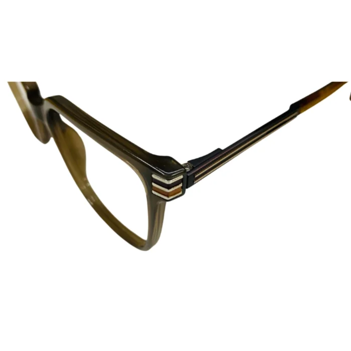 smoky brown square eyeglasses top