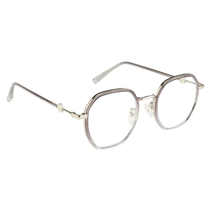 stylish hexagonal glasses frame side two