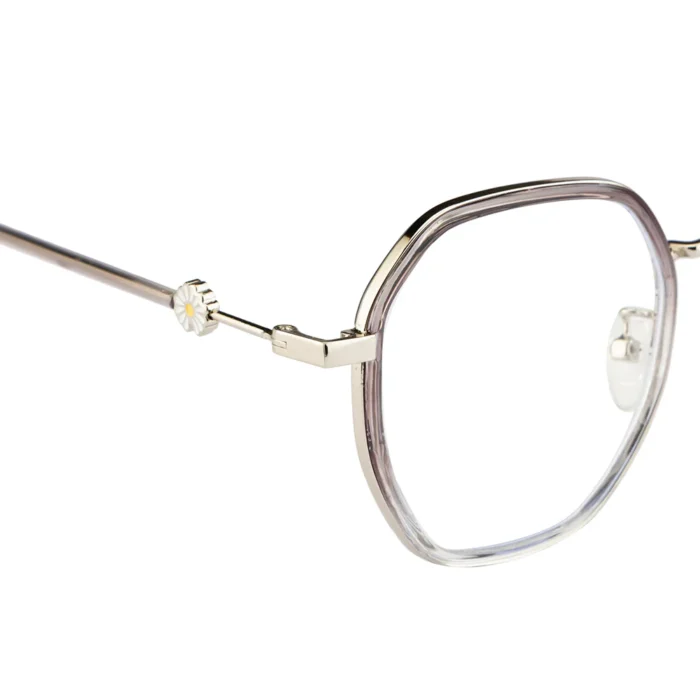 stylish hexagonal glasses frame top