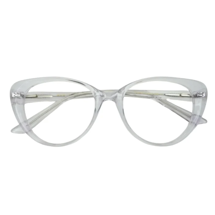 transparent cat eye glasses clear view