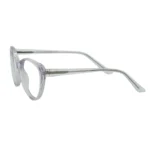 transparent cat eye glasses side view