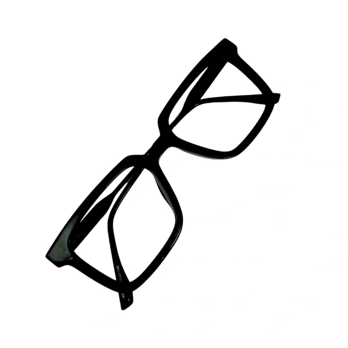 black square eyeglass frame fold