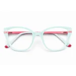 aqua marine cat eye eyeglasses main