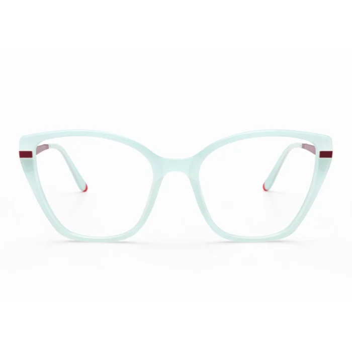 aqua-marine-cat-eye-eyeglasses-front aqua marine cat eye eyeglasses front