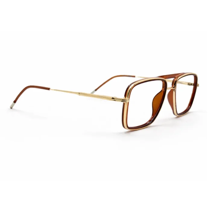 brown-gold-eyeglasses-frame-right-front brown gold eyeglasses frame right front