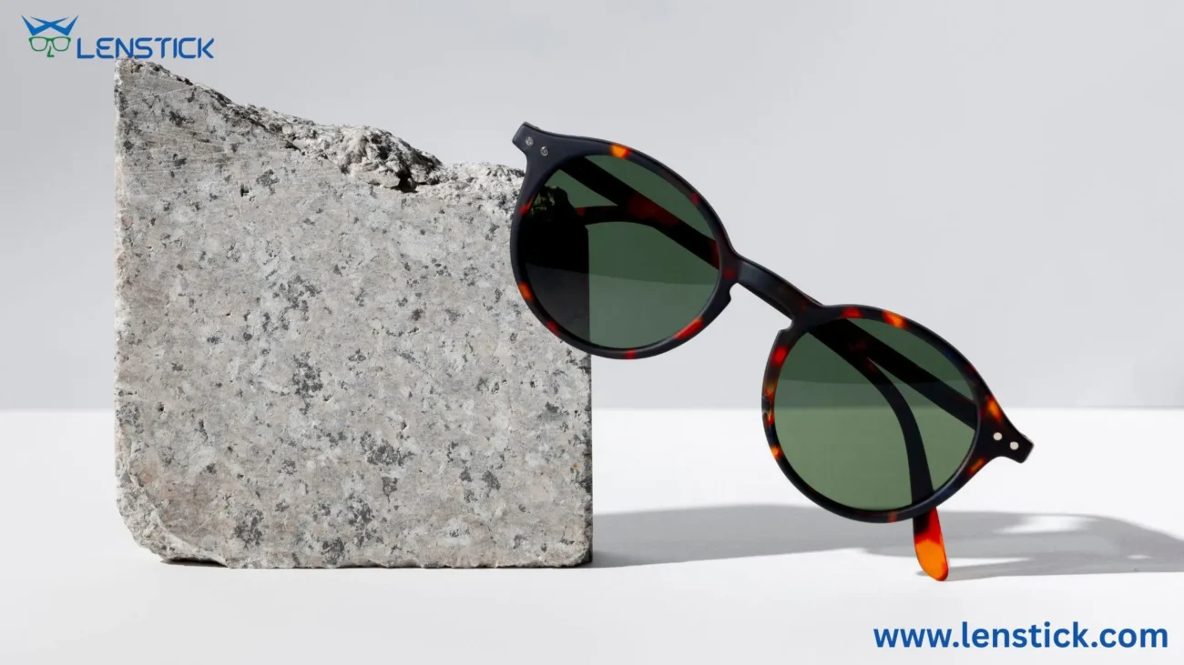 Minimal round sunglasses style eyewear with premium frame design for everyday lifestyle