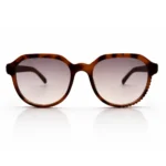 lenstick brown tortoise unisex sunglasses front view