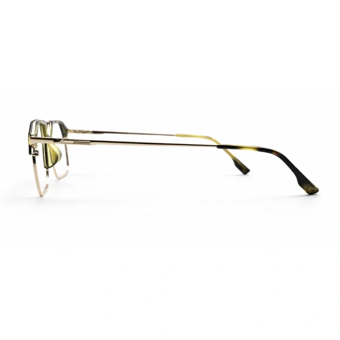 Side profile of Lenstick lightweight metal eyeglasses