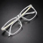 square transparent spectacles premium clear frame glasses