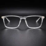 square transparent eyeglasses clear frame glasses lenstick