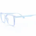 transparent specs frame square clear eyeglass frames right side angle lenstick