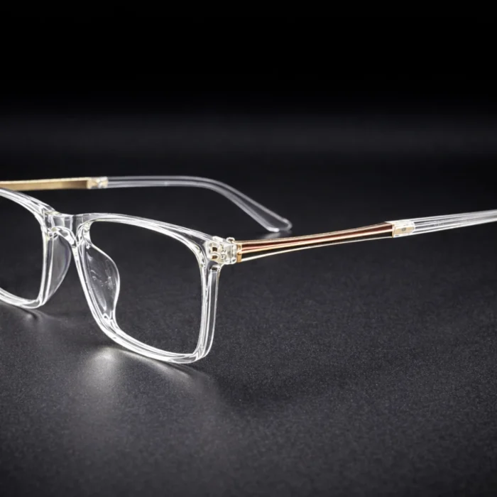 square transparent spectacles premium clear frame glasses