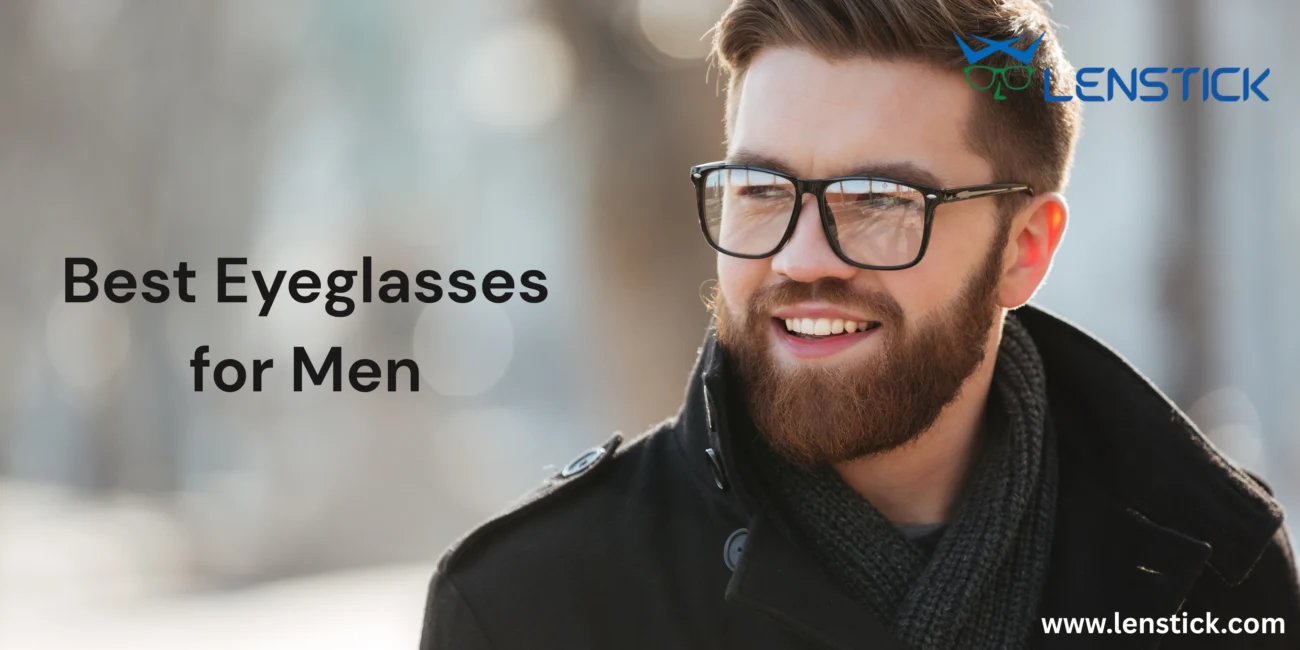 Stylish eyeglasses for men – square and rectangular frame styles