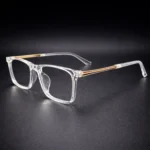 transparent specs frame side angle clear glasses lenstick