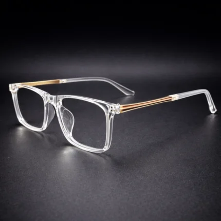 transparent specs frame side angle clear glasses lenstick